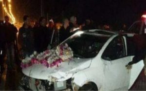 مصر : مقتل عريس و ابنة شقيقته و إصابة 6 آخرين في انقلاب سيارة زفاف
