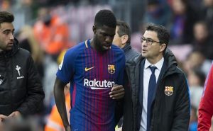 برشلونة يعلن إصابة أومتيتي و غيابه عن المباريات لأجل غير مسمى