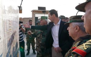 صور زيارة بشار الأسد لقواته في إدلب