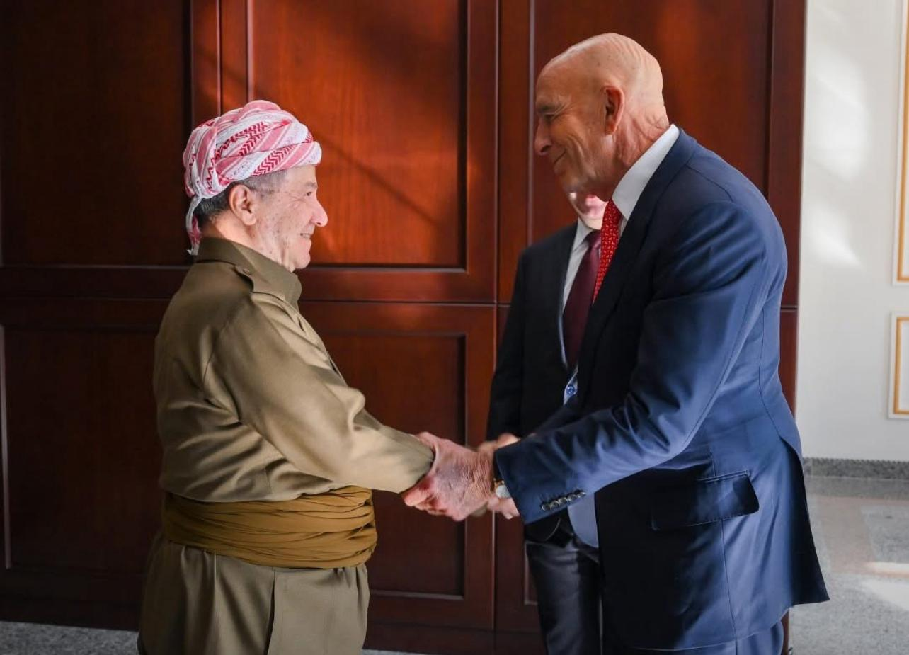 اتصال هاتفي بين براك و بارزاني حول سوريا – عكس السير